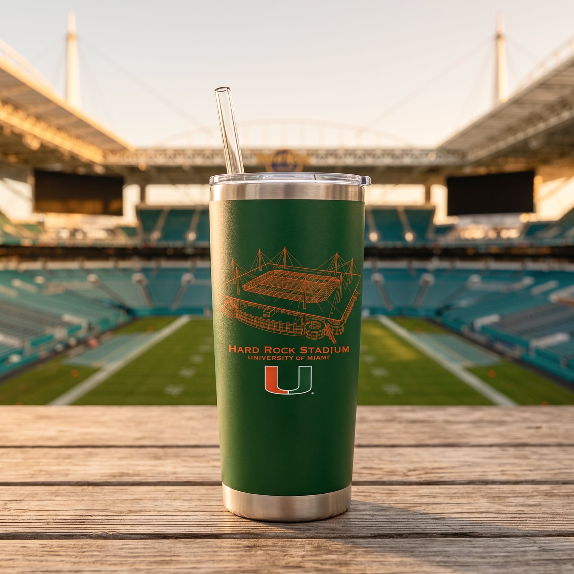 Miami Hurricanes 22oz. Stadium Tumbler