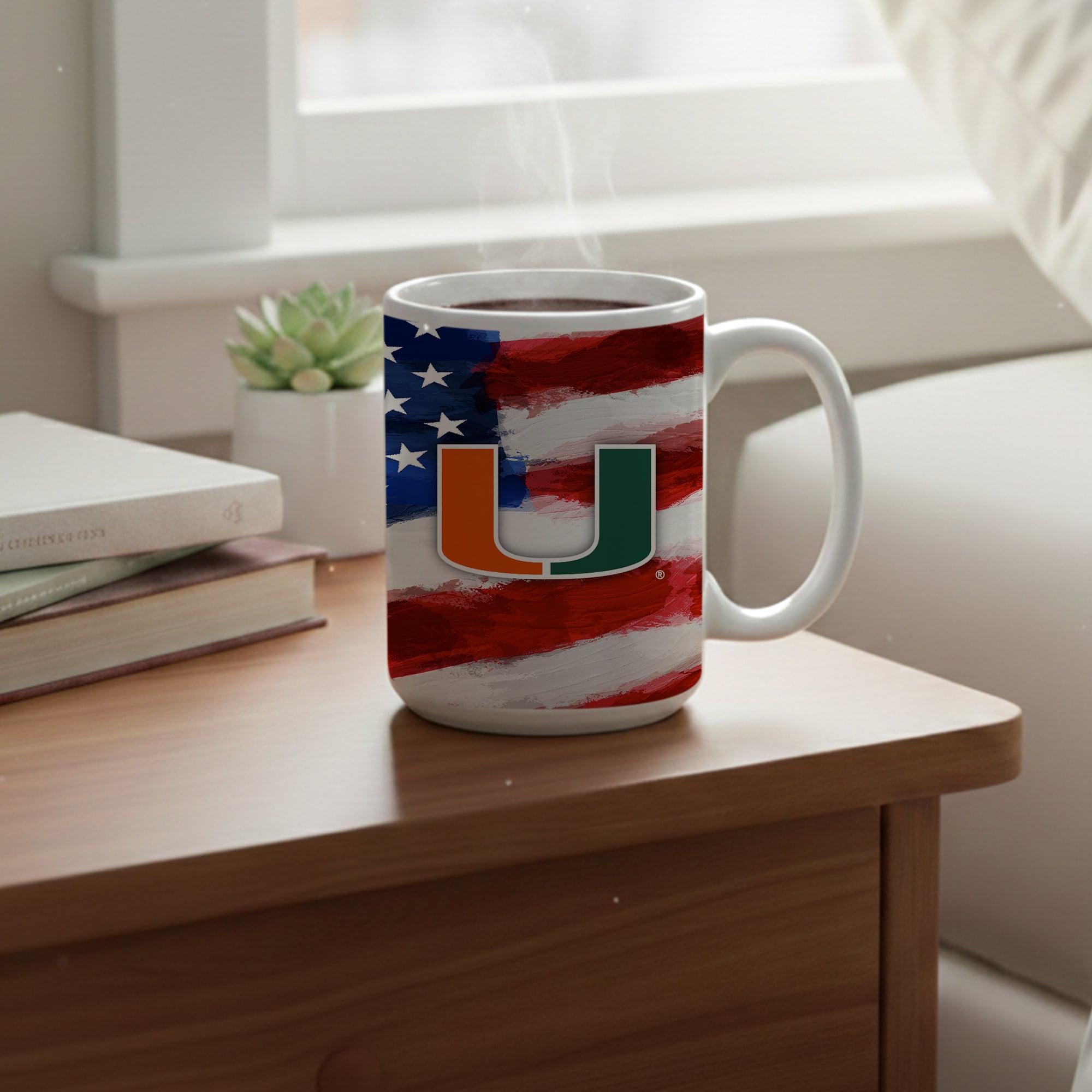 Miami Hurricanes  Two-Pack 15oz. Americana Mug Set