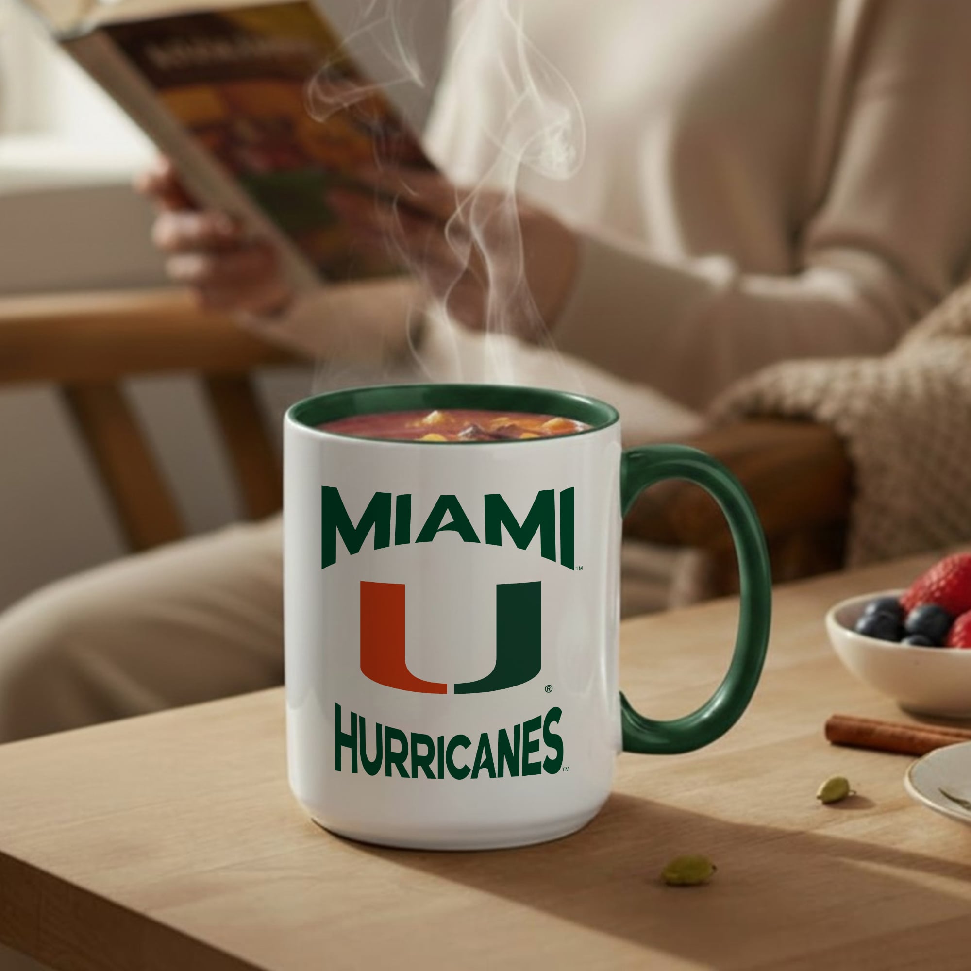 Miami Hurricanes Two-Piece 15oz. Combo Mug Set