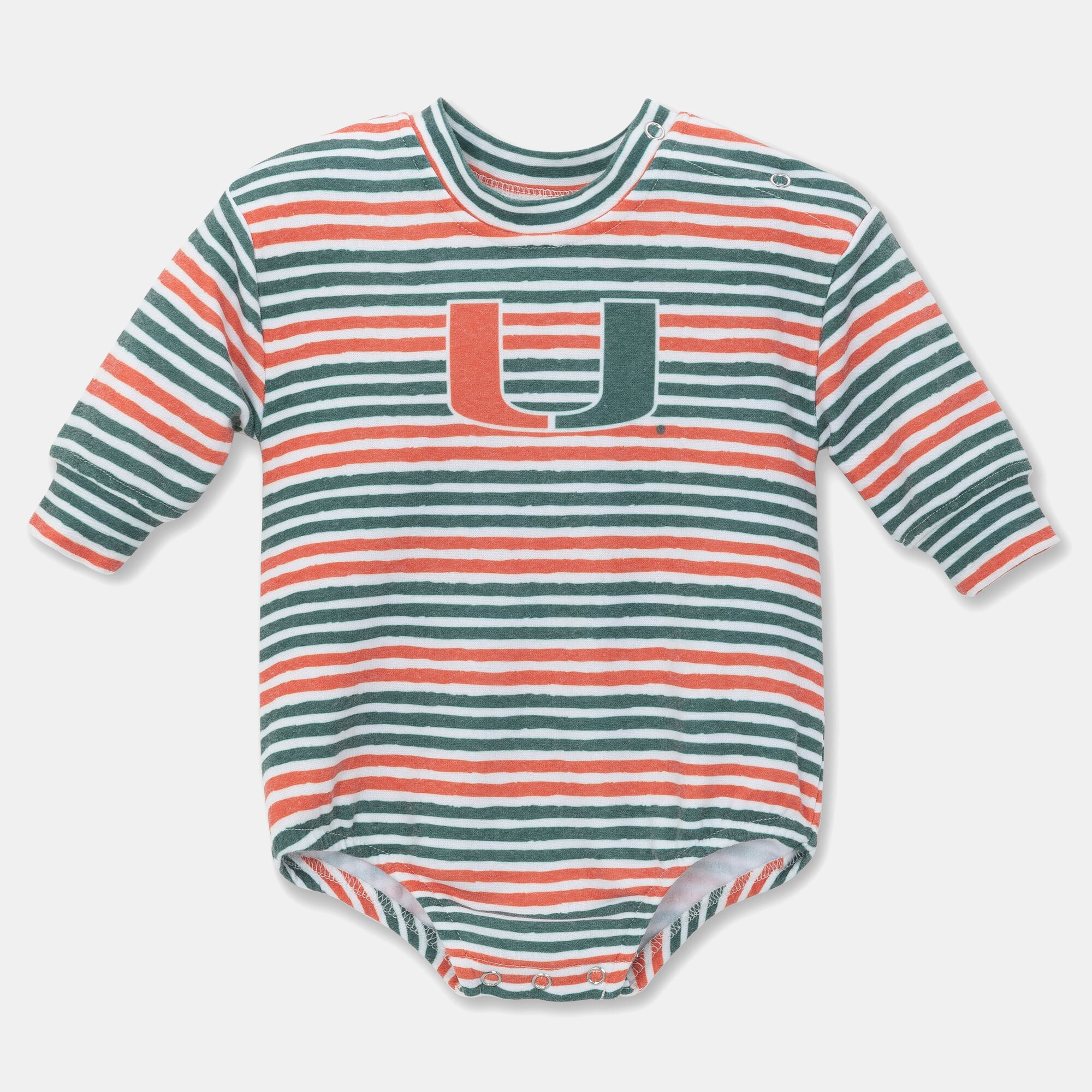 Body en polaire ZooZatz vert Miami Hurricanes pour nouveau-né et bébé