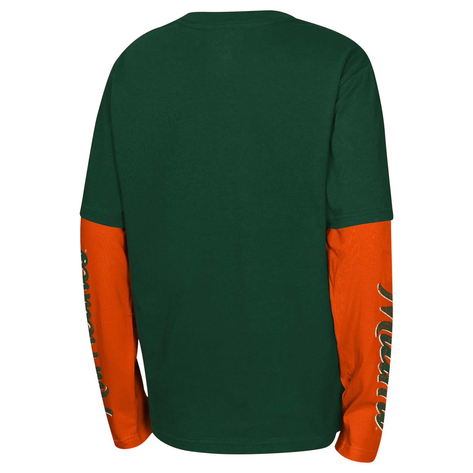 Preschool Outerstuff Green/Orange Miami Hurricanes The Mix 2.0 3-in-1 Combo T-Shirt