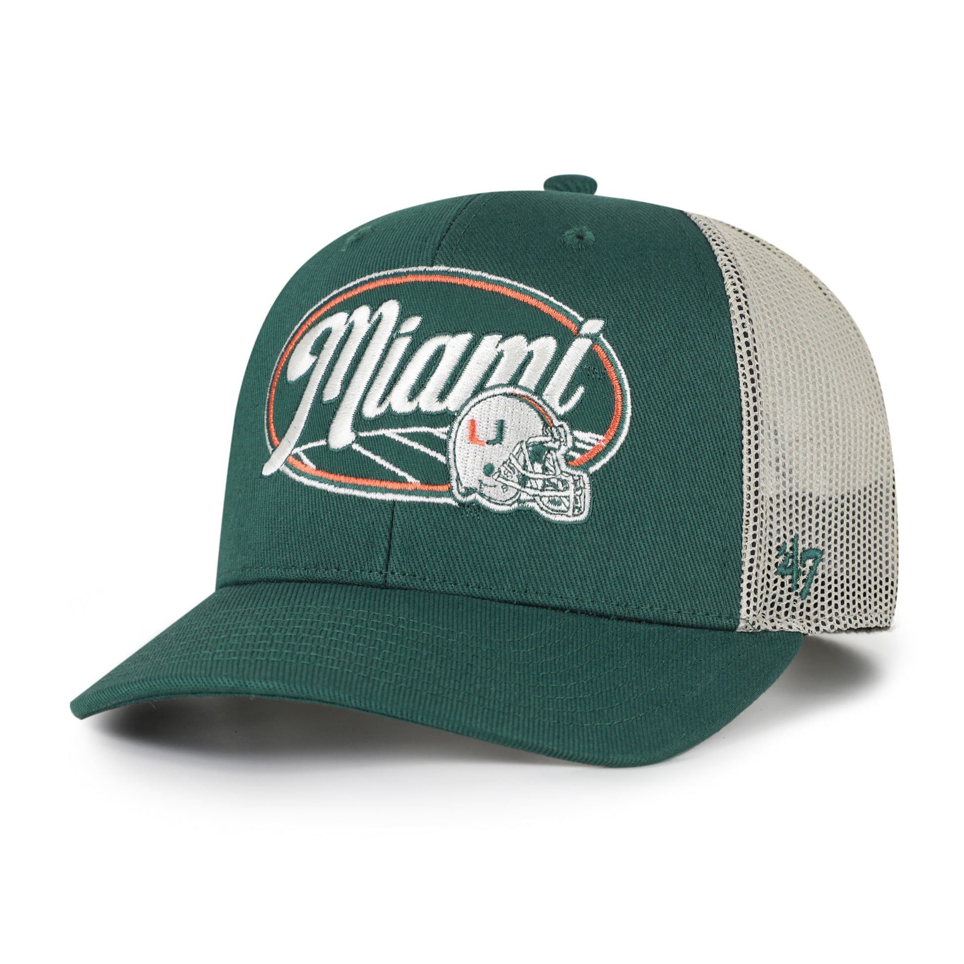 Unisex '47 Green Miami Hurricanes Enfield Adjustable Trucker Hat