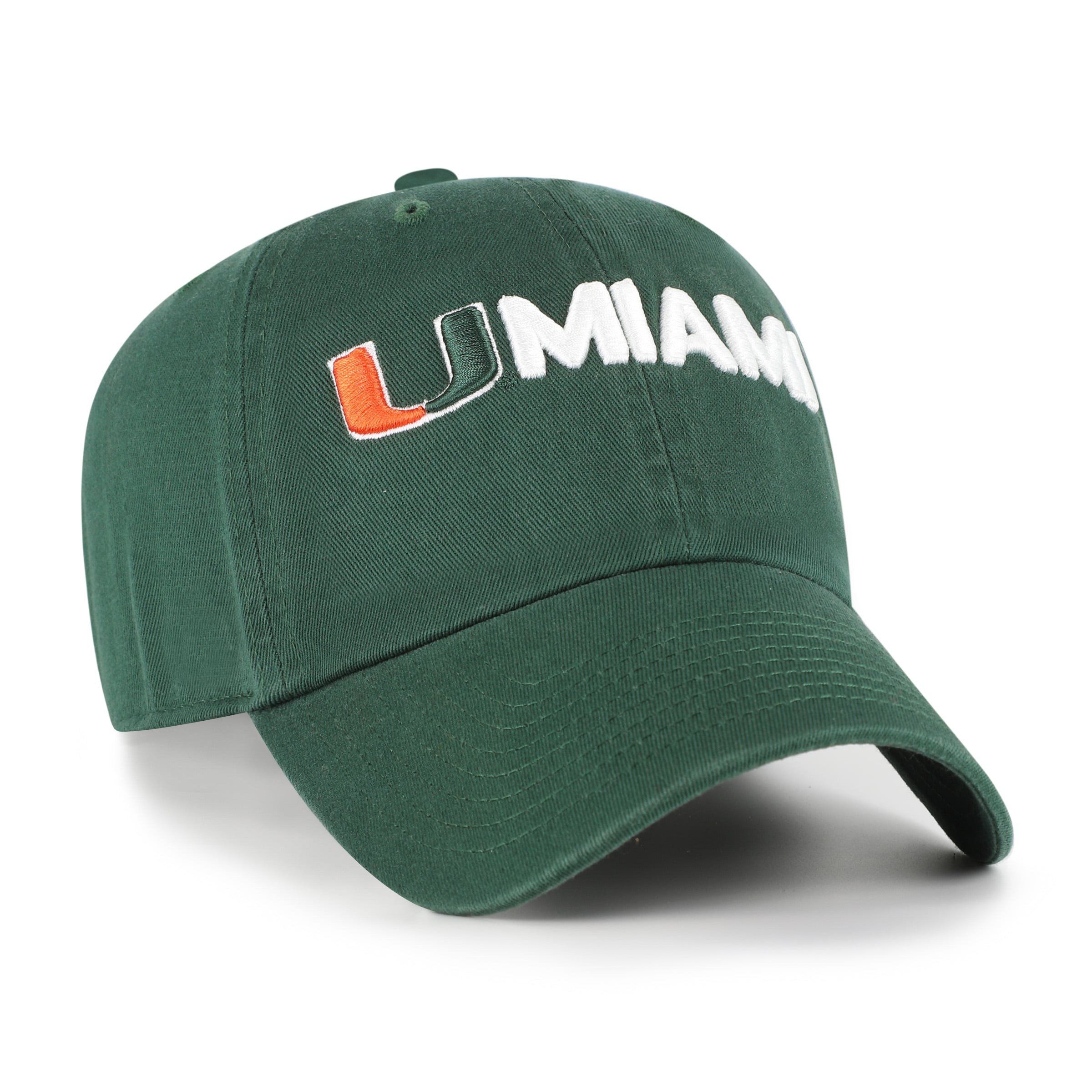 Unisex '47 Miami Hurricanes Green Clean Up Adjustable Hat