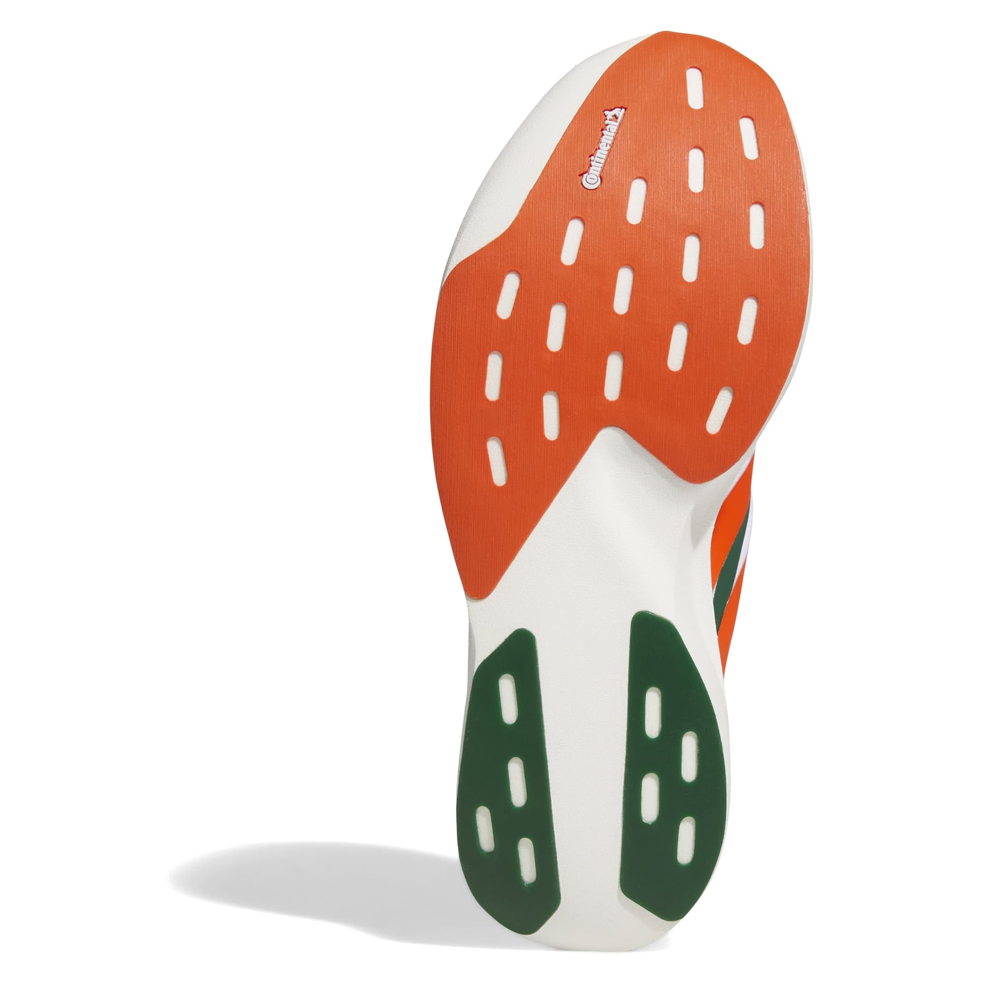 Unisex adidas White Miami Hurricanes Adizero EVO SL EXO Sneakers