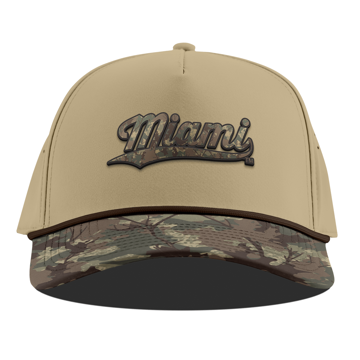 Casquette unisexe ajustable Bills Tan Miami Hurricanes Timber Camo