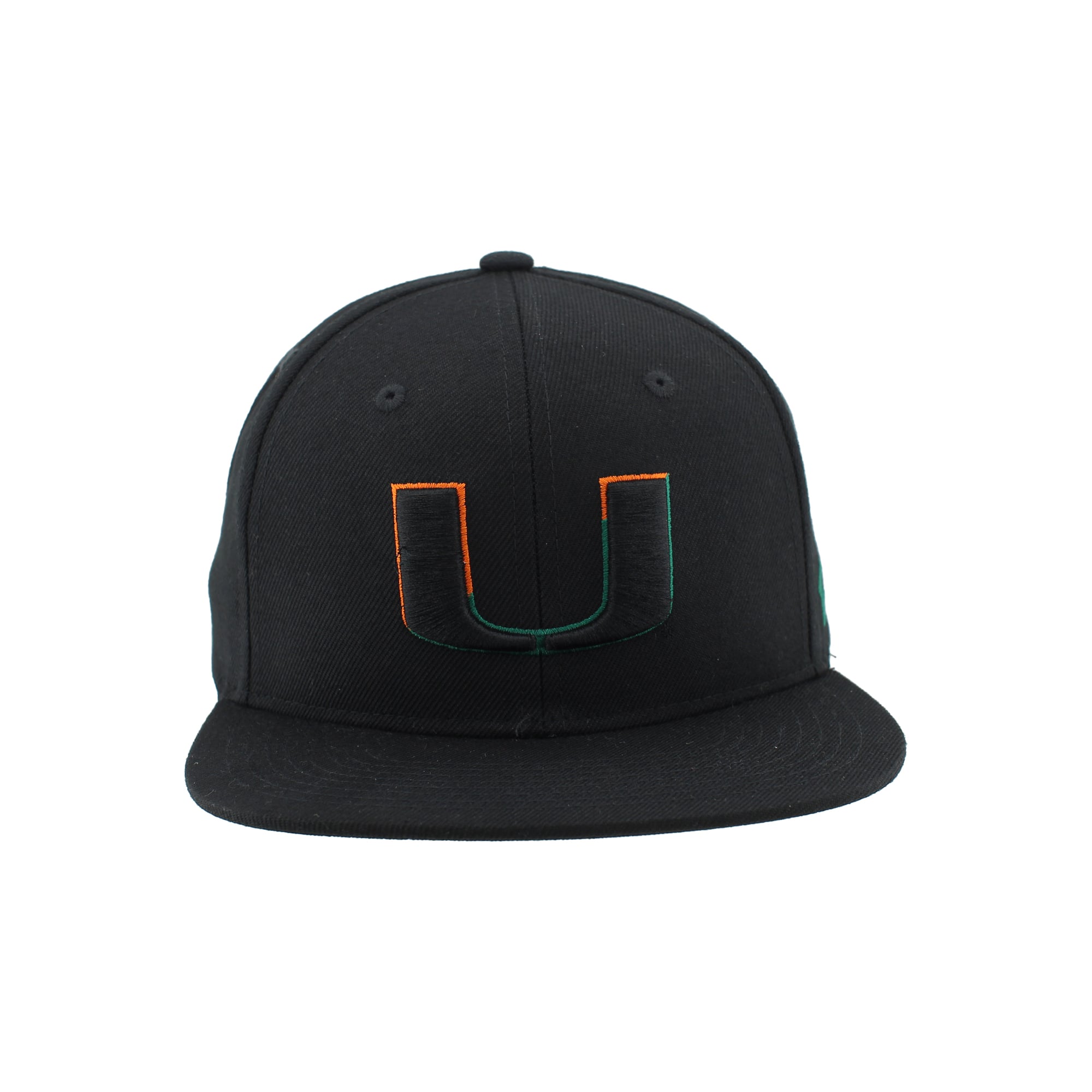 Casquette unisexe Zephyr Black Miami Hurricanes Slice 3D Z11 Snapback