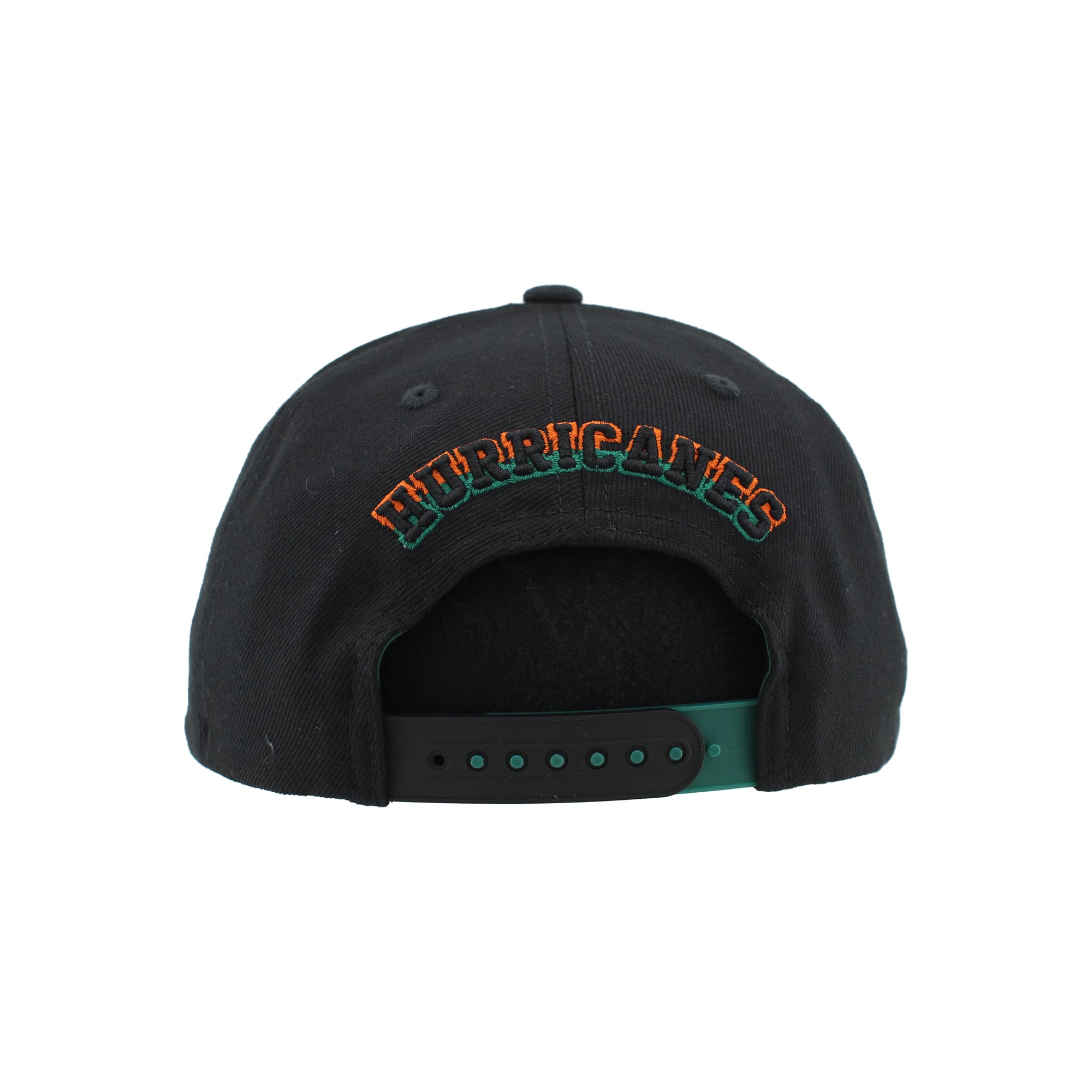 Casquette unisexe Zephyr Black Miami Hurricanes Slice 3D Z11 Snapback