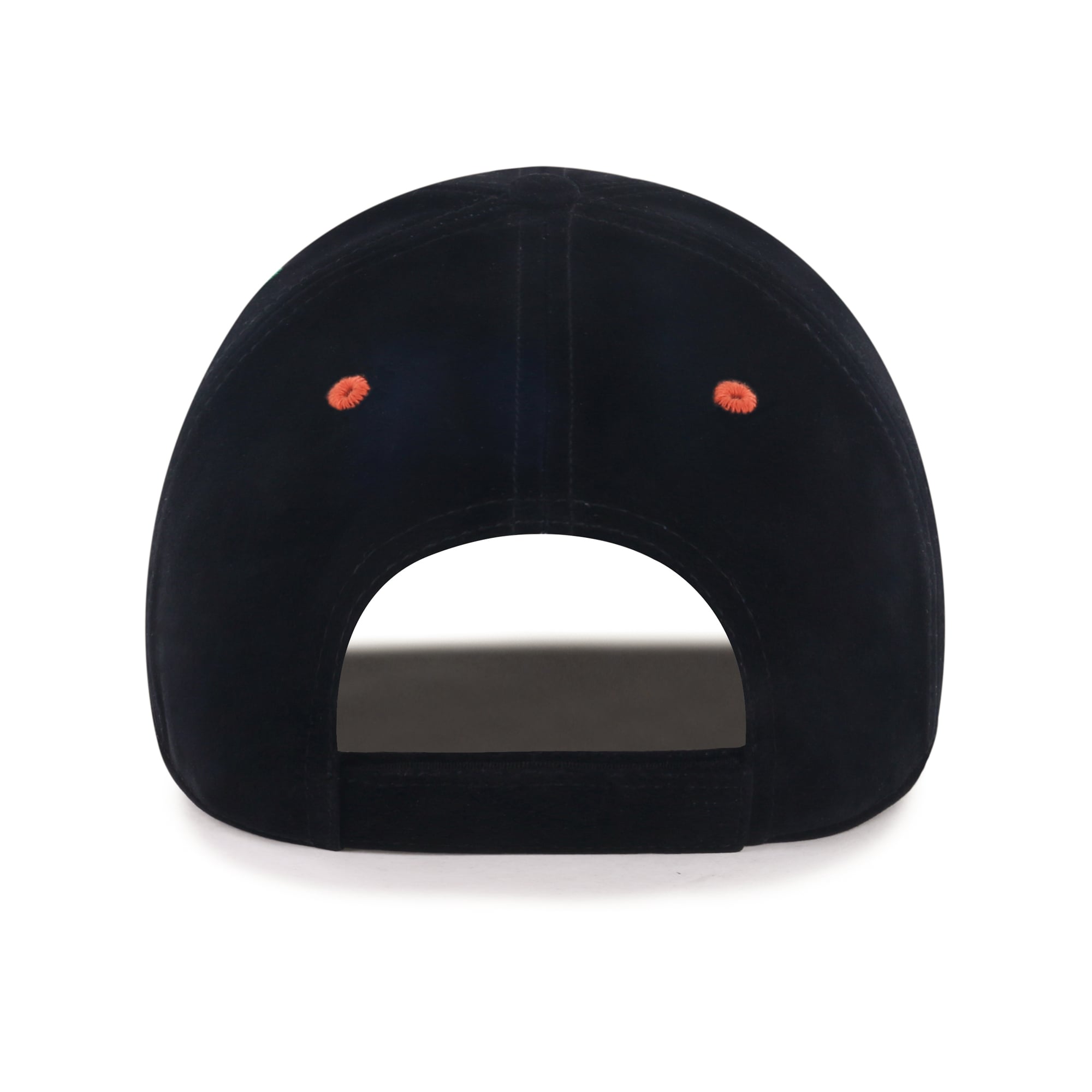 Casquette ajustable pour femme « 47 » en velours denim noir Miami Hurricanes avec inscription MVP