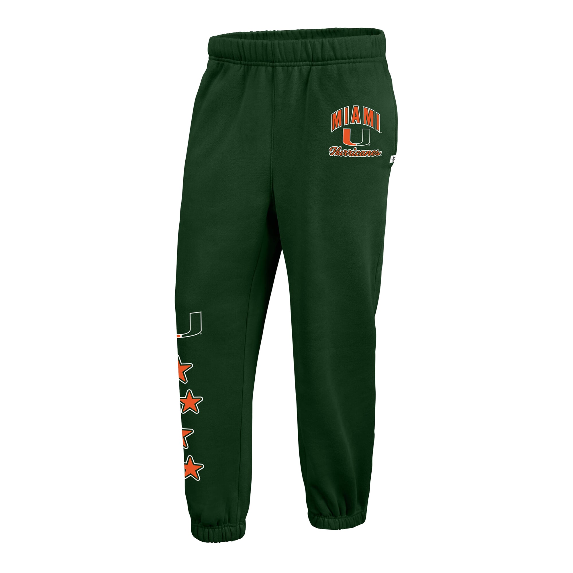Pantalon de jogging Venice vert foncé pour femme, modèle 47 Miami Hurricanes Seeing Stars