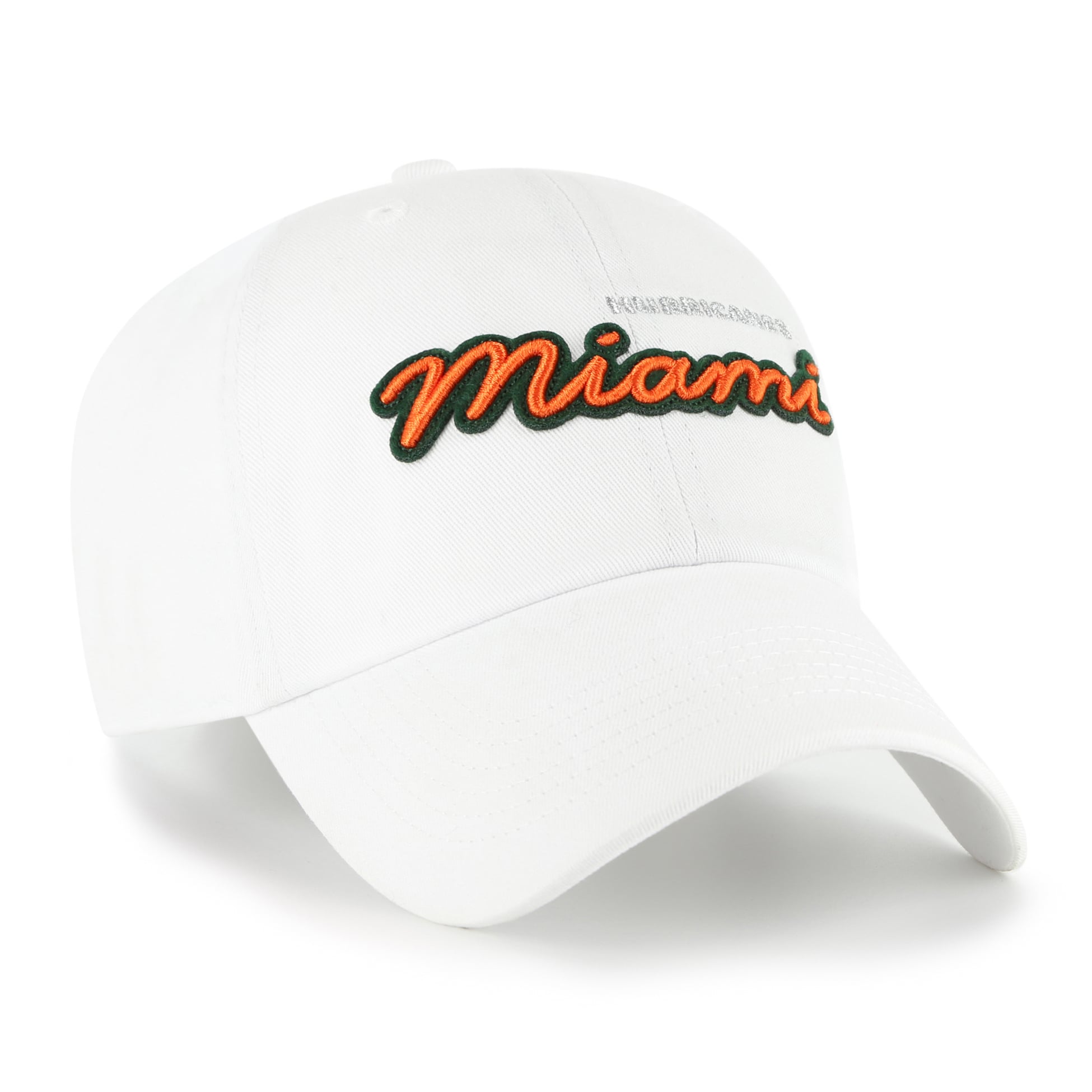 Casquette ajustable « 47 White Miami Hurricanes » pour femme