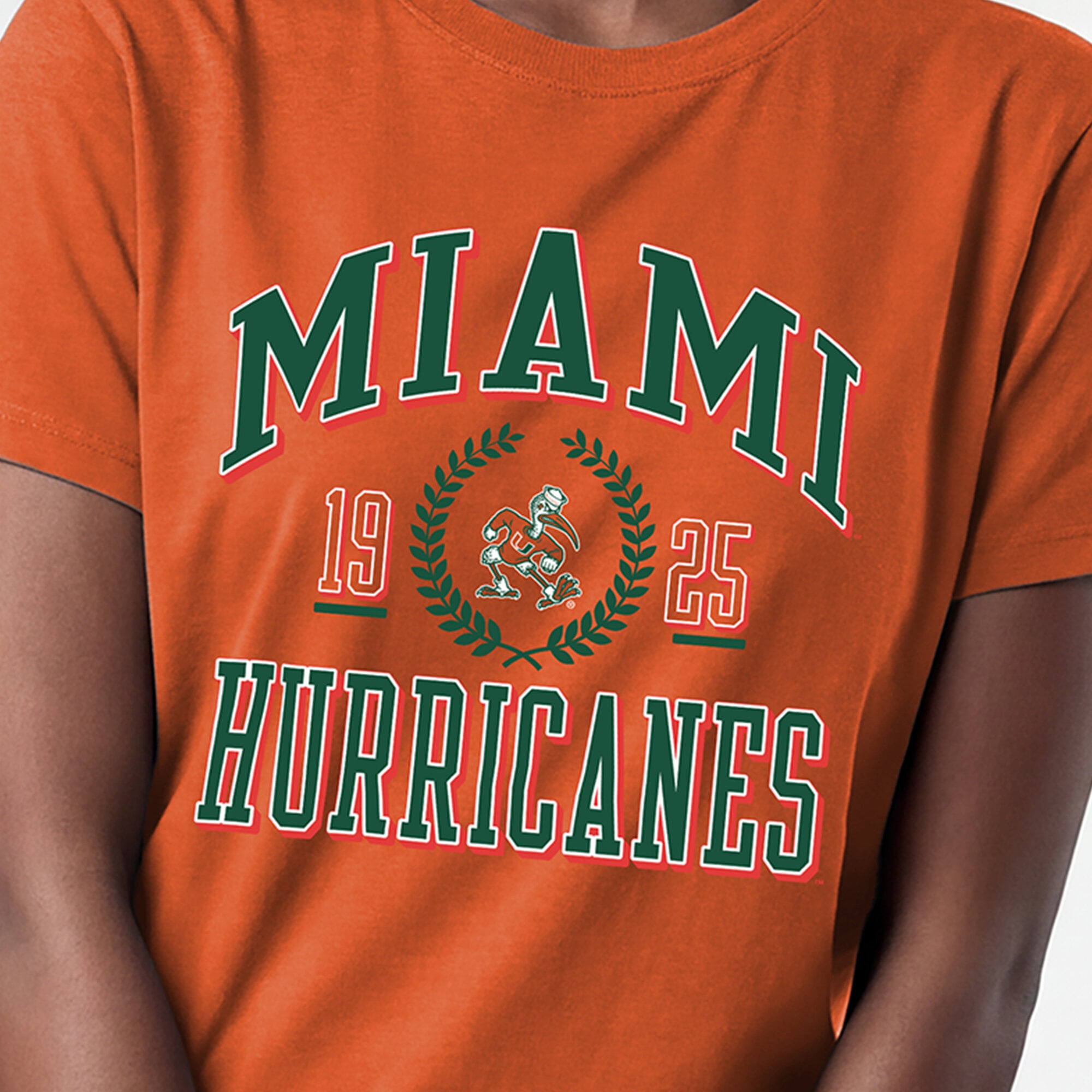 Women's Champion Orange Miami Hurricanes Lifestyle T-Shirt