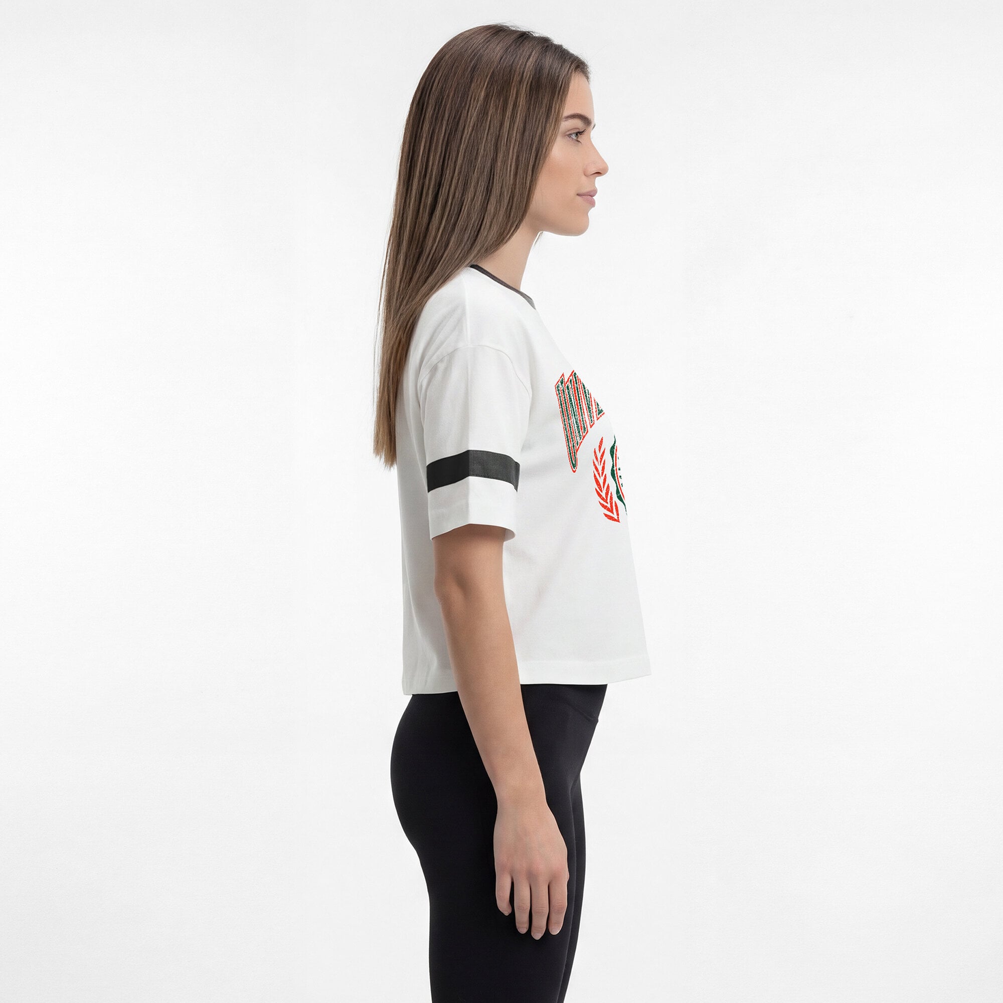 Women's Champion White Miami Hurricanes Retro Oversized T-Shirt