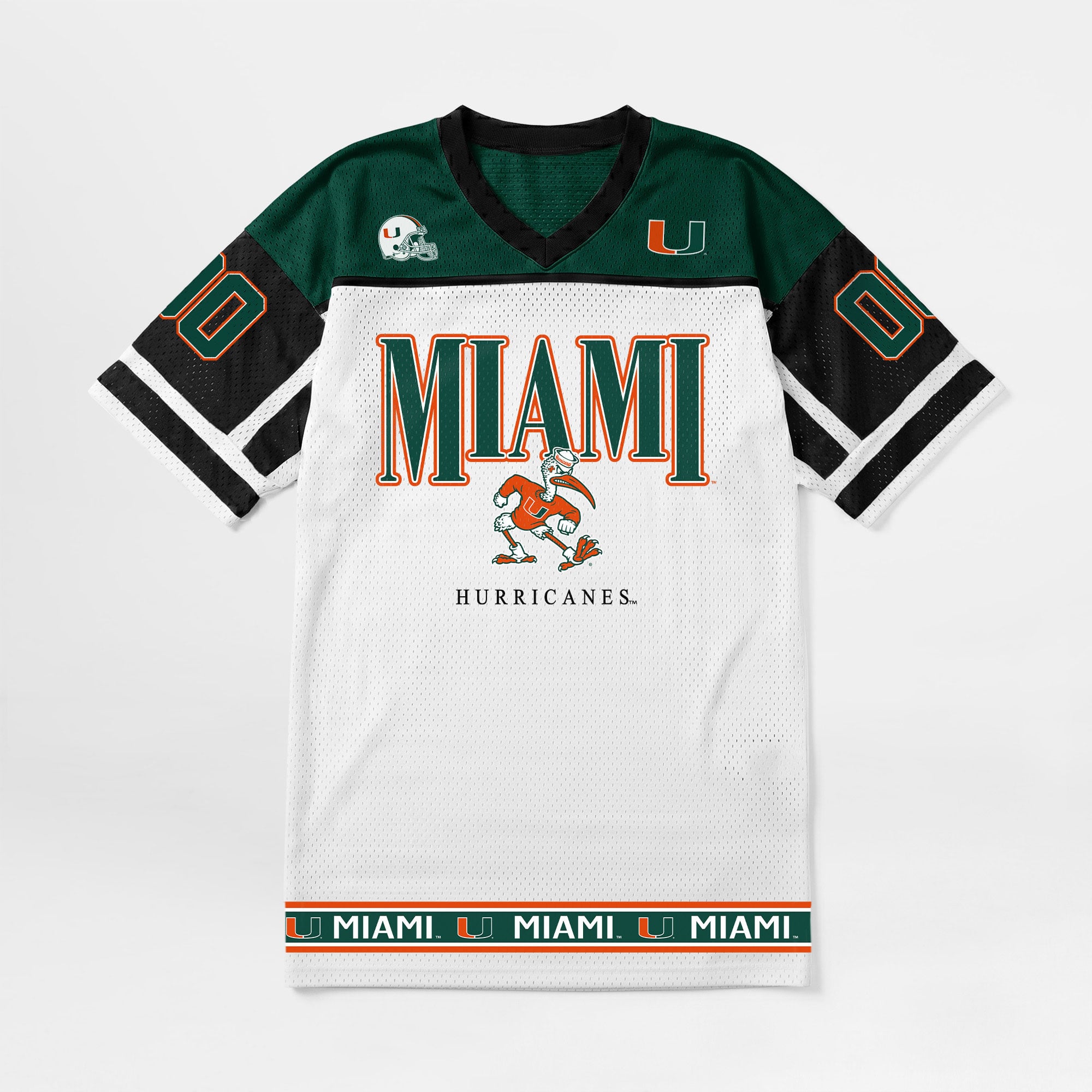 Robe-maillot Hustle Mode blanche Miami Hurricanes pour femme, collection Gameday Couture
