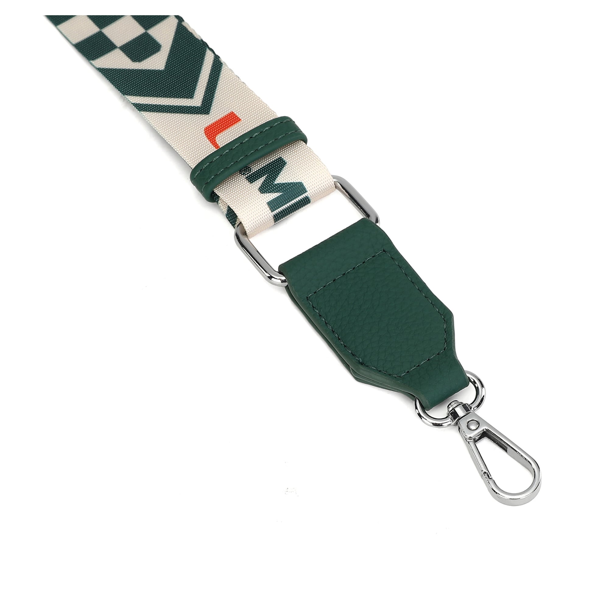 Sac bandoulière transparent Montana West pour femme, motif Miami Hurricanes.