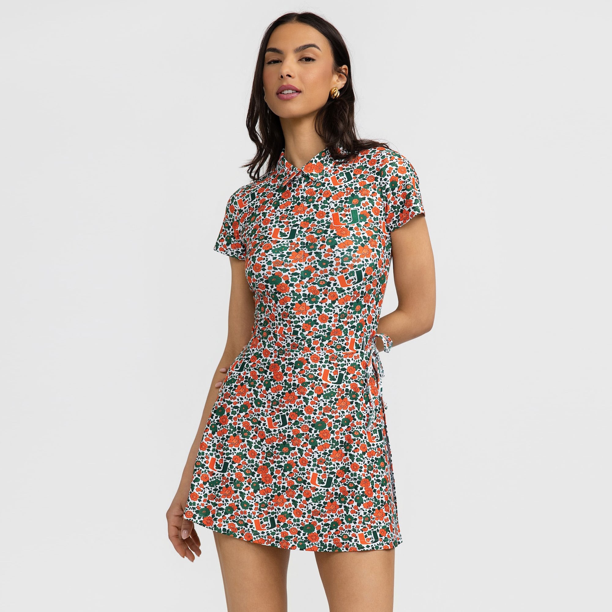 Women's Smith & Quinn Orange Miami Hurricanes Poppy Ivy Dress