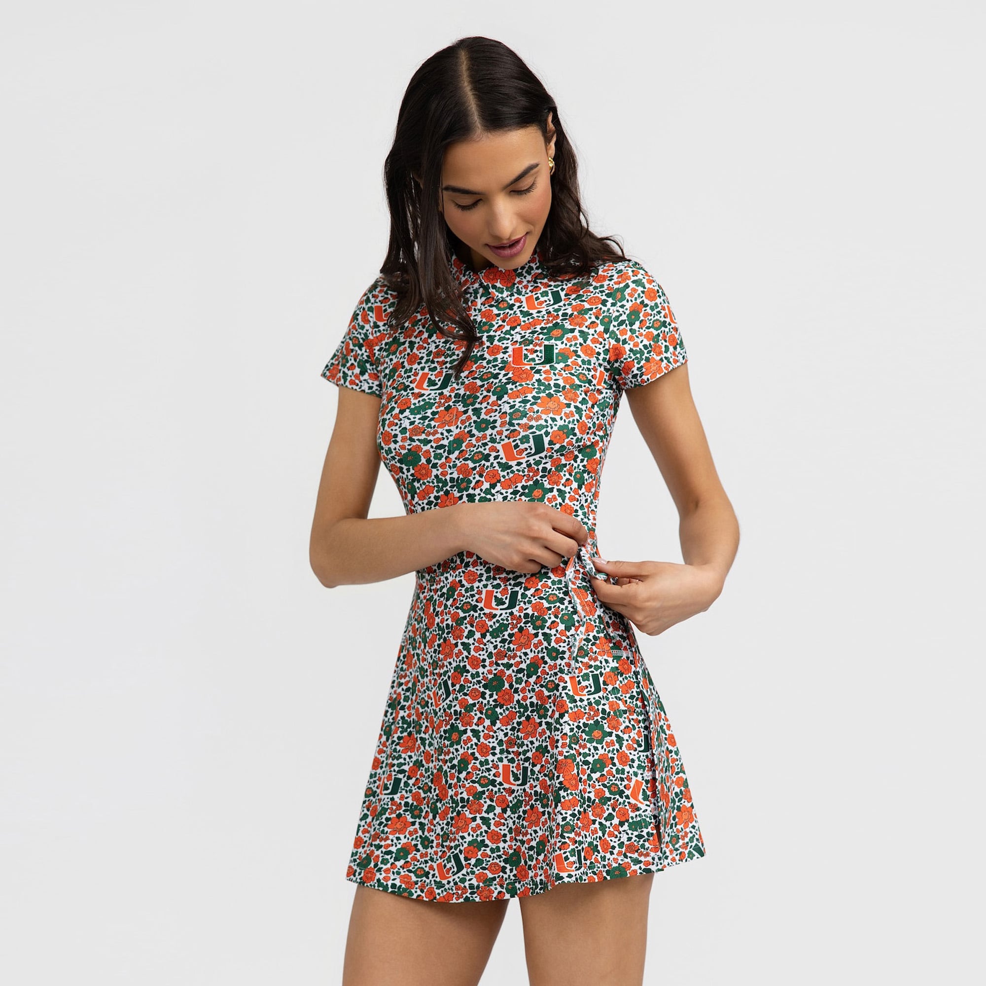 Women's Smith & Quinn Orange Miami Hurricanes Poppy Ivy Dress