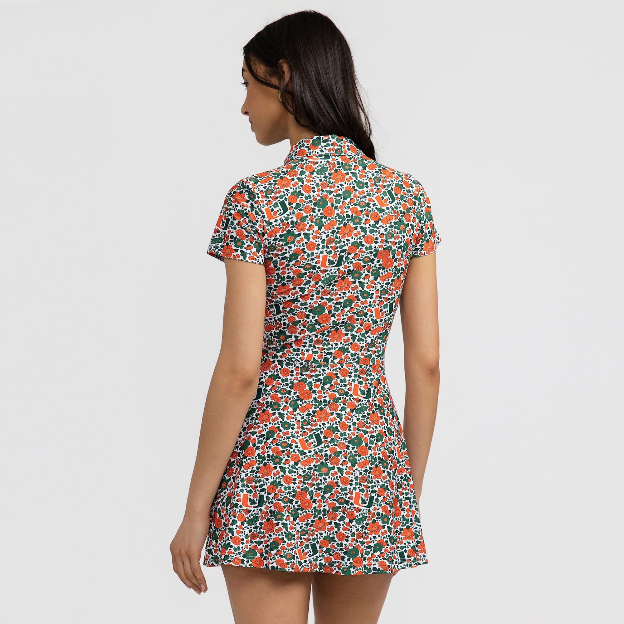 Women's Smith & Quinn Orange Miami Hurricanes Poppy Ivy Dress
