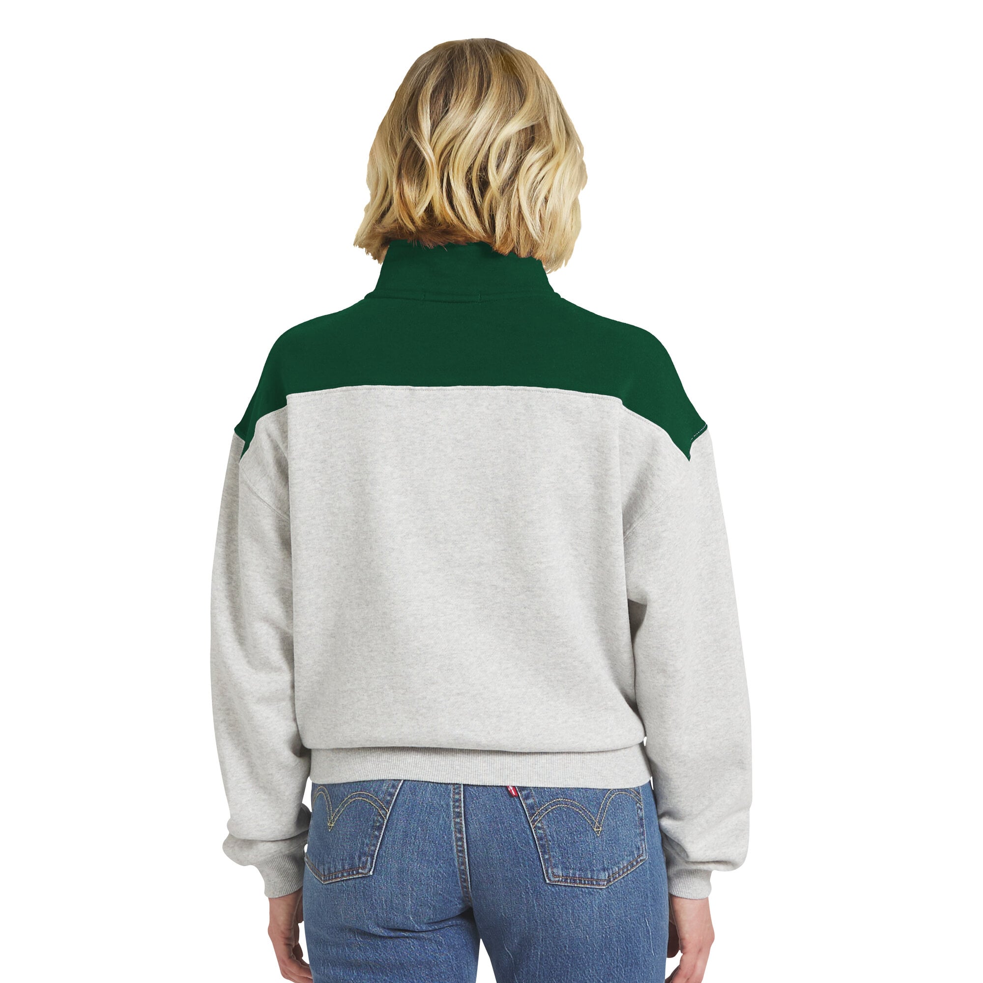 Pull à demi-zip vert Miami Hurricanes de la marque WEAR by Erin Andrews pour femme
