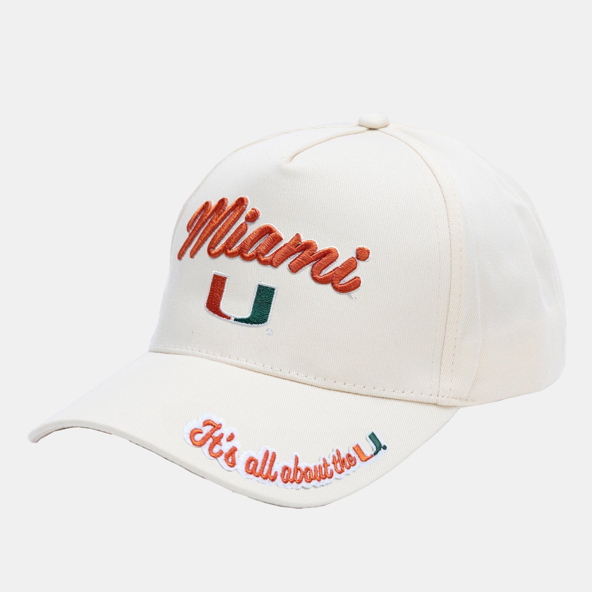 Chapeau ajustable ZooZatz Sand Miami Hurricanes Sweet Spirit pour femme