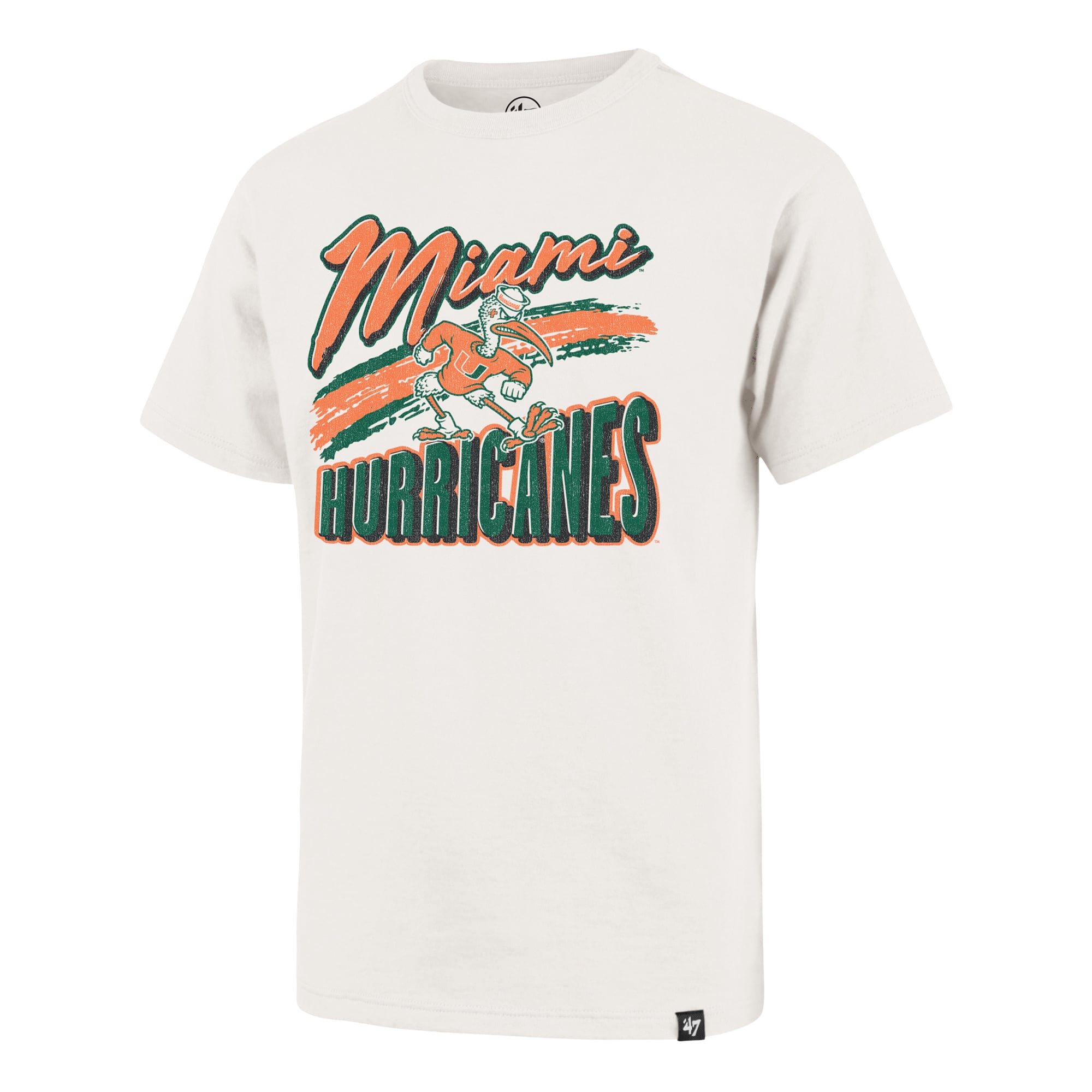 Youth '47 Cream Miami Hurricanes Dime Time Franklin T-Shirt