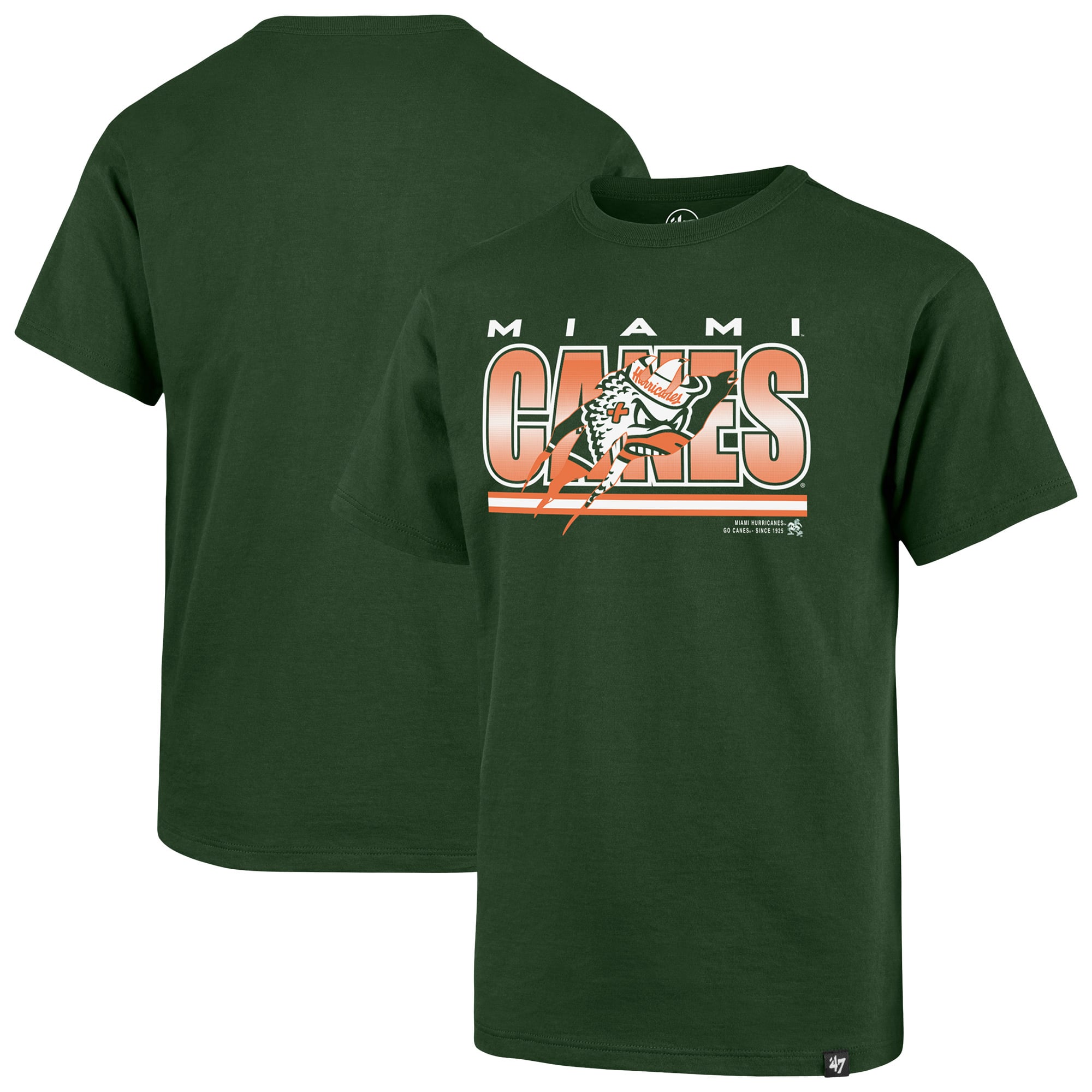 T-shirt enfant '47 Vert Miami Hurricanes Thunder Rip Franklin