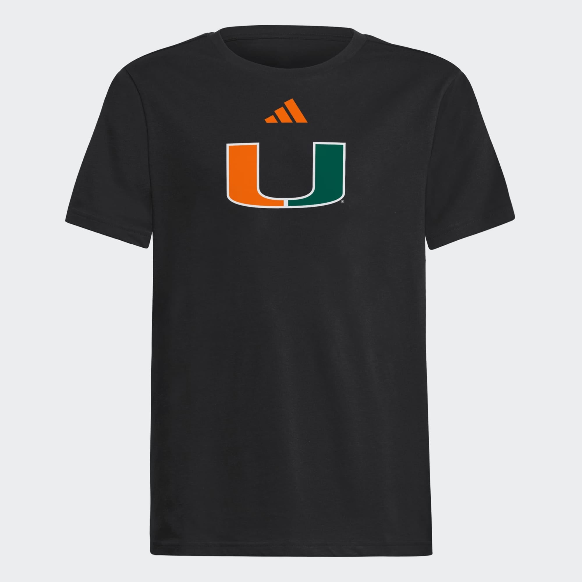 T-shirt adidas Miami Hurricanes noir pour jeunes
