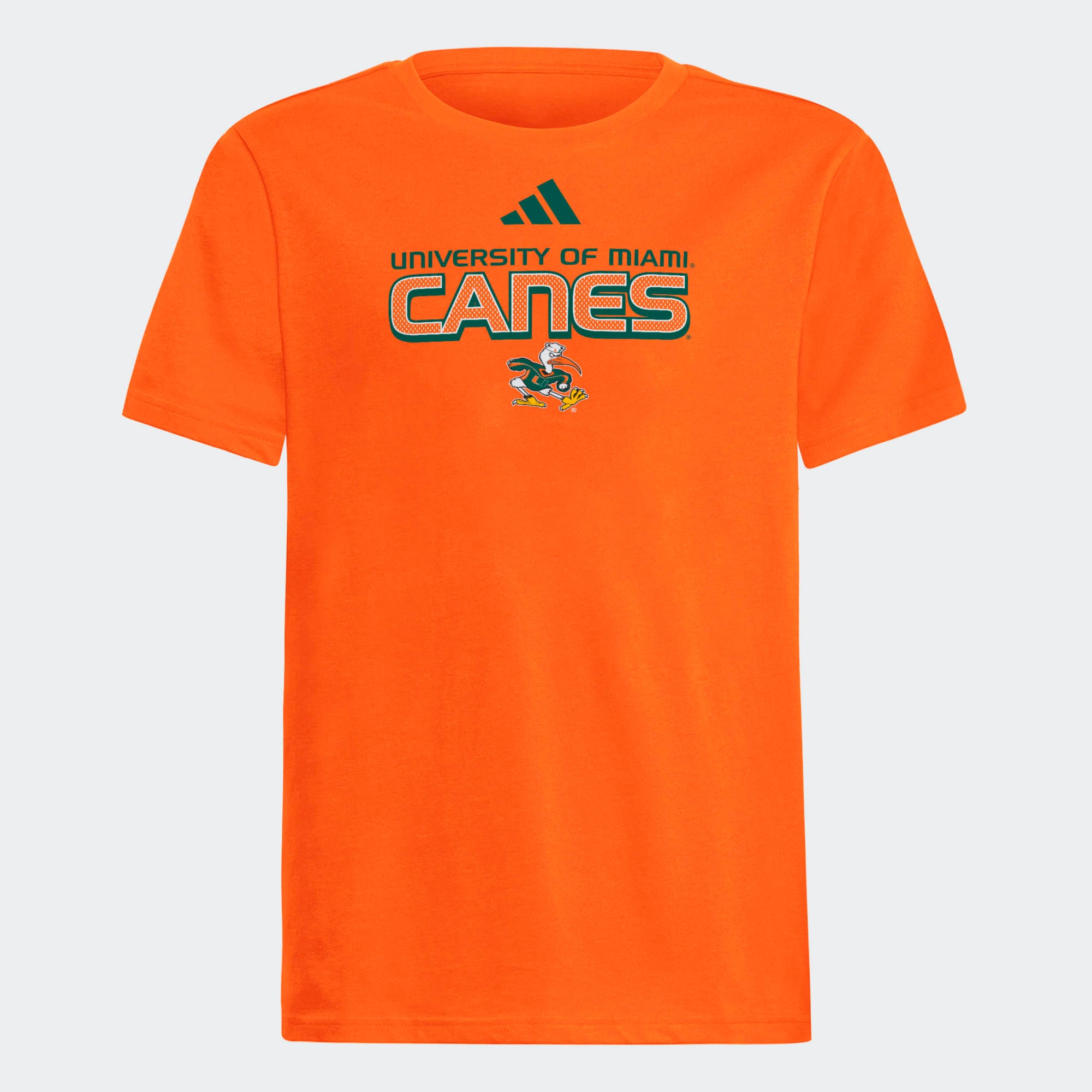 T-shirt adidas orange Miami Hurricanes pour jeunes « It's Back »