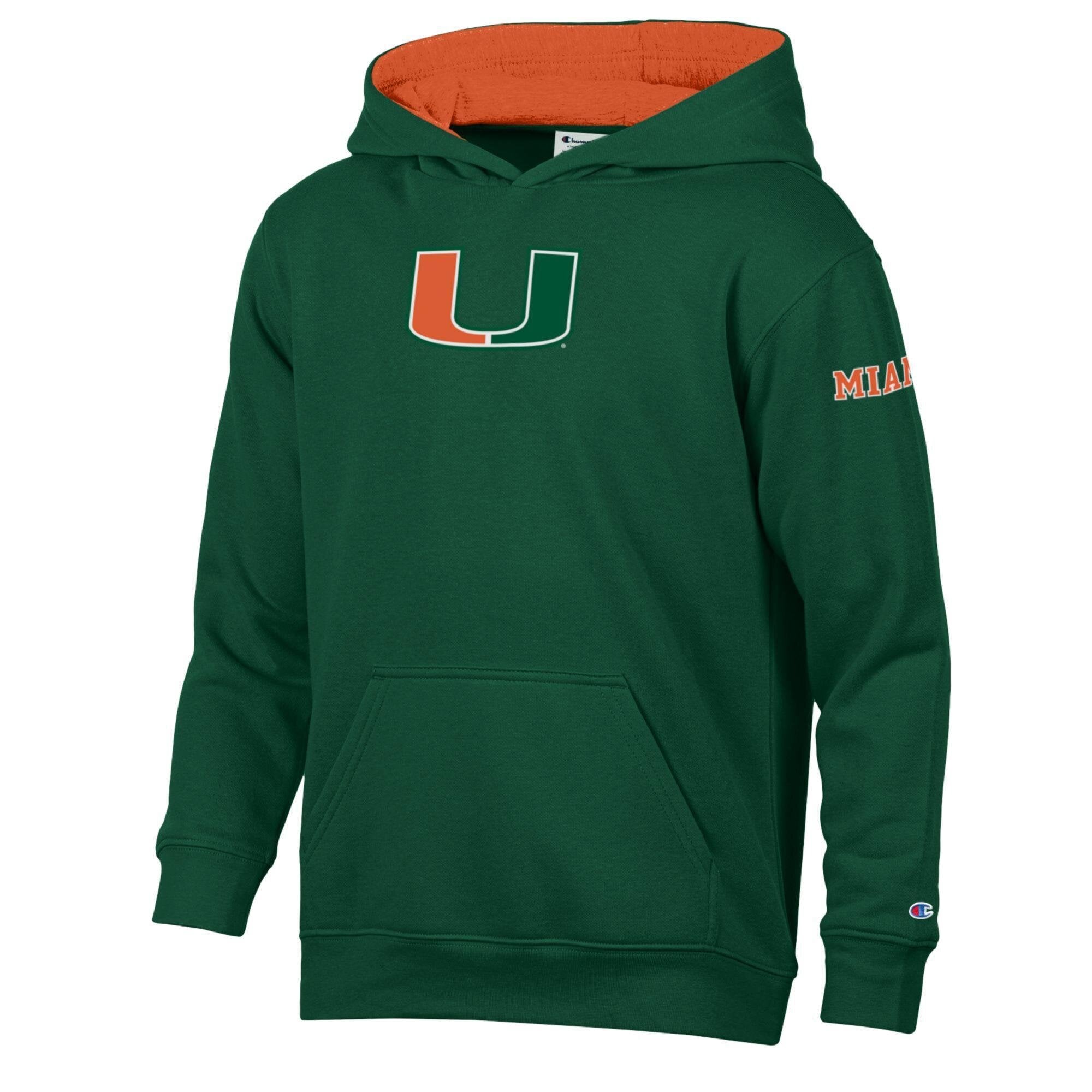 Youth Champion Miami Hurricanes Fleece Hoodie