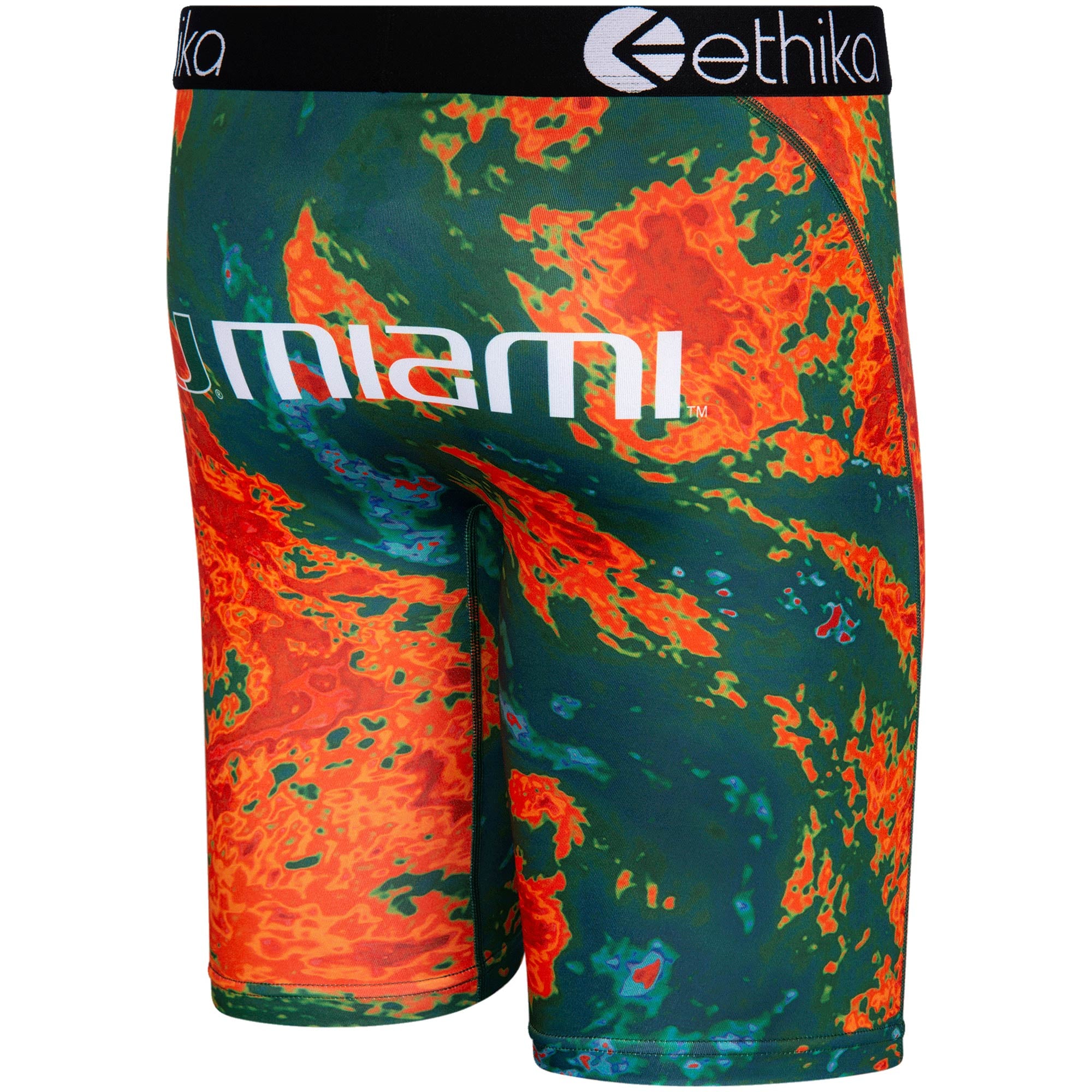 Youth Ethika Miami Hurricanes 'Canes Watch Collegiate Boxer Briefs