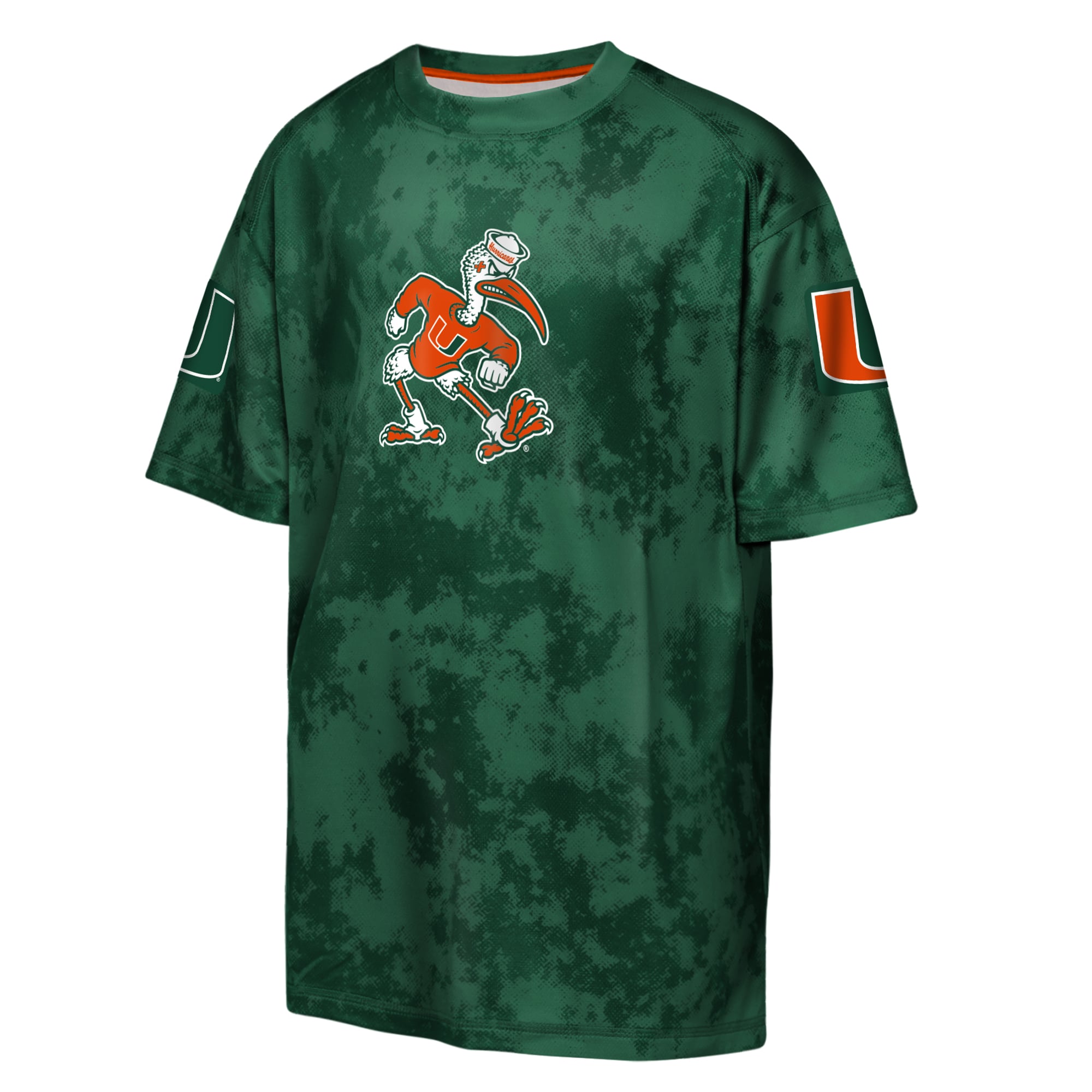 T-shirt sublimé vert Outerstuff pour jeunes, Miami Hurricanes, hors-jeu