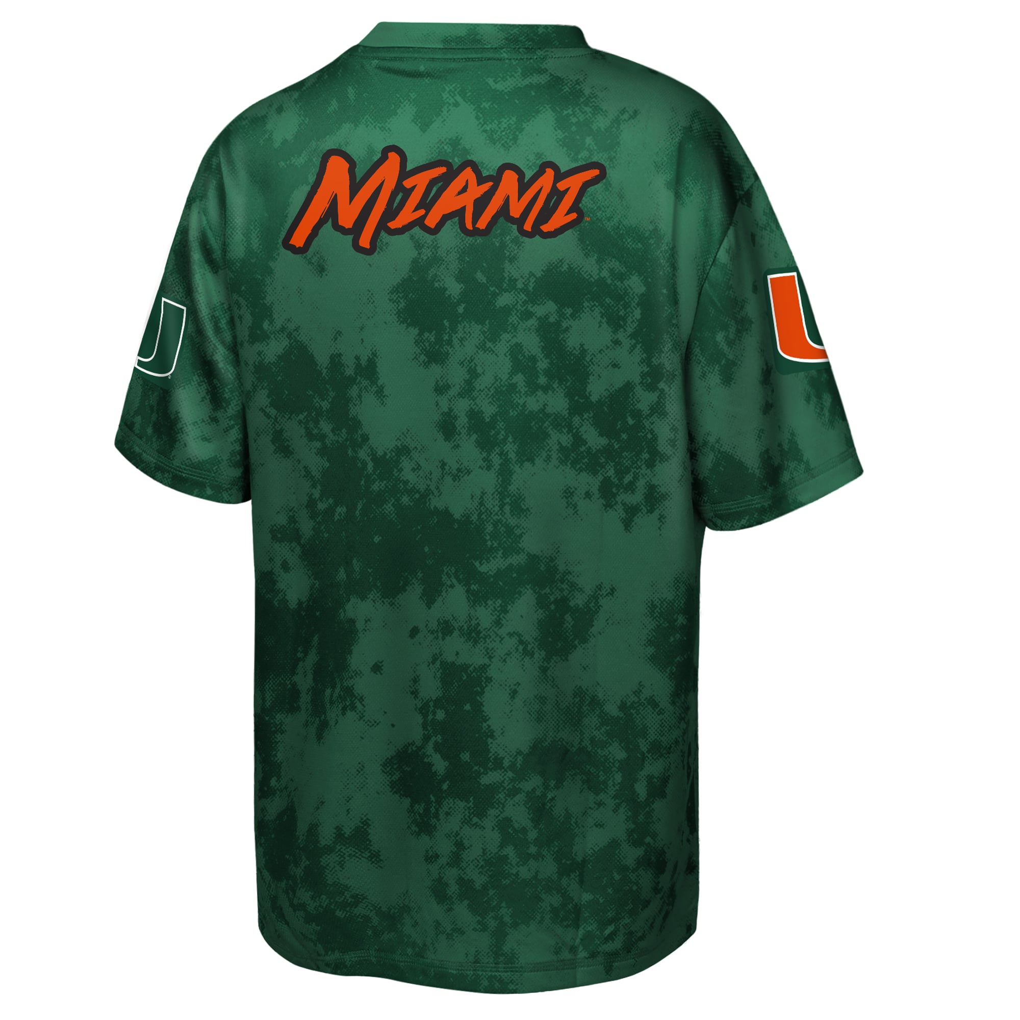T-shirt sublimé vert Outerstuff pour jeunes, Miami Hurricanes, hors-jeu