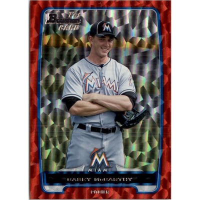 2012 Bowman Draft Draft Picks Red Ice #BDPP149 Casey McCarthy
