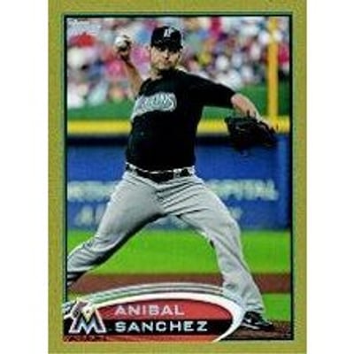2012 Topps Mini Gold #157 Anibal Sanchez