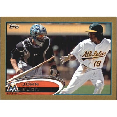 2012 Topps Mini Gold #27 John Buck