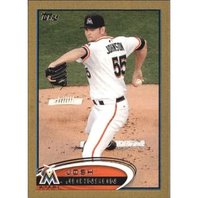 2012 Topps Mini Gold #543 Josh Johnson