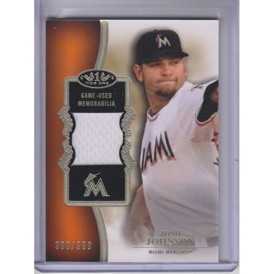 2012 Topps Tier One Relics #JJ Josh Johnson/399