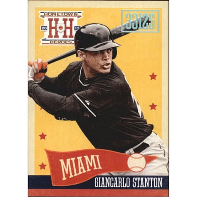 2013 Hometown Heroes Zip Code #204 Giancarlo Stanton
