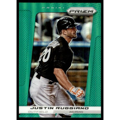 2013 Panini Prizm Prizms Green #143 Justin Ruggiano