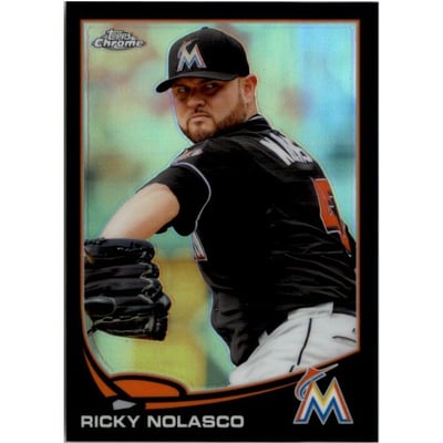 2013 Topps Chrome Black Refractors #132 Ricky Nolasco