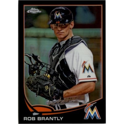 2013 Topps Chrome Black Refractors #27 Rob Brantly