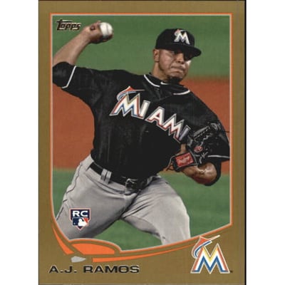 2013 Topps Mini Gold #175 A.J. Ramos