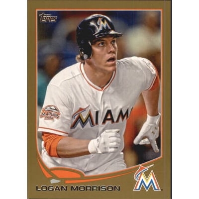 2013 Topps Mini Gold #409 Logan Morrison
