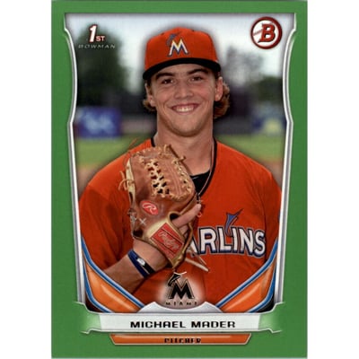 2014 Bowman Draft Green #DP102 Michael Mader
