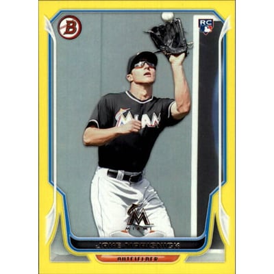 2014 Bowman Yellow #87 Jake Marisnick
