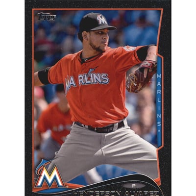 2014 Topps Black #241 Henderson Alvarez