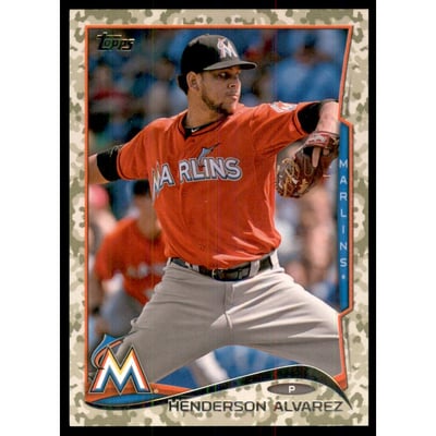 2014 Topps Camo #241 Henderson Alvarez