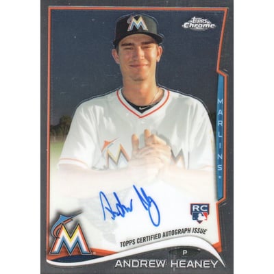 2014 Topps Chrome Rookie Autographs #AH Andrew Heaney