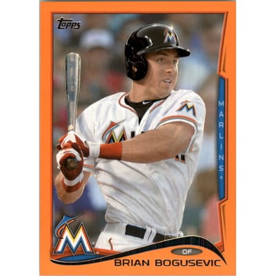 2014 Topps Factory Set Orange Border #524 Brian Bogusevic