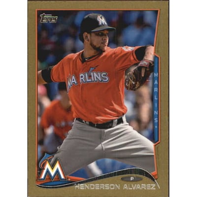 2014 Topps Mini Gold #241 Henderson Alvarez