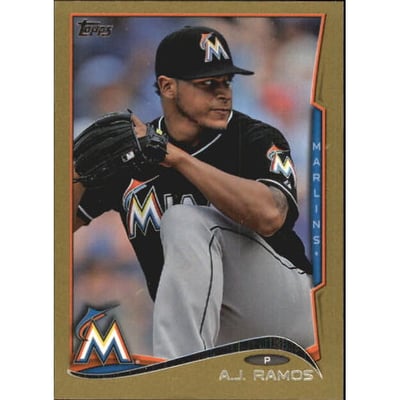 2014 Topps Mini Gold #353 A.J. Ramos